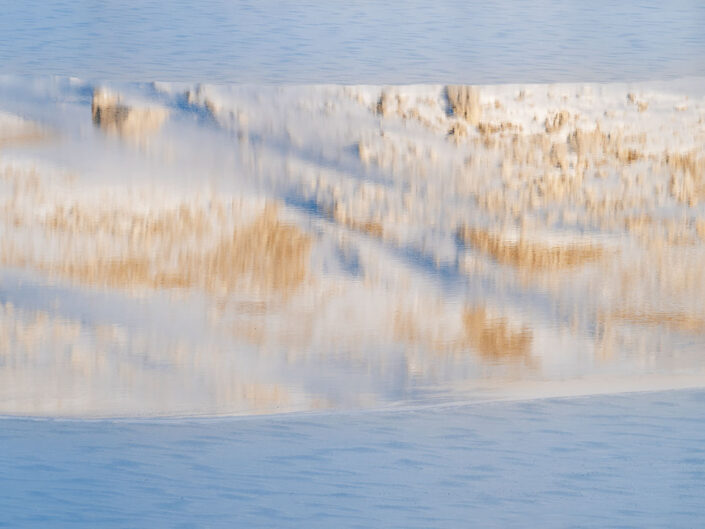 Riflessi invernali sul lago della Duchessa