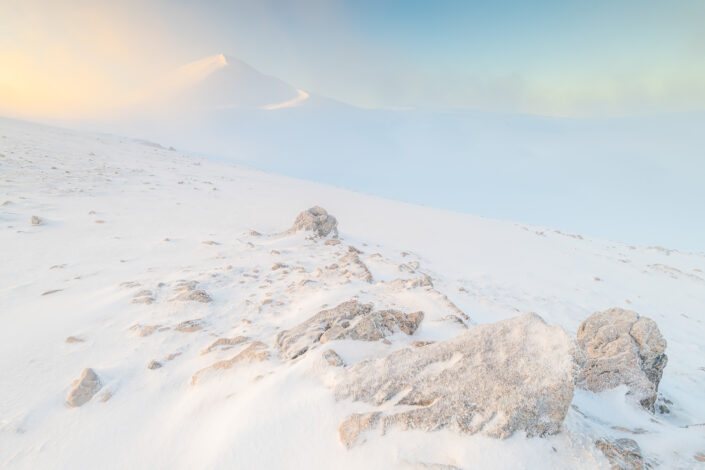 Alba invernale sul Monte Cotento - Monti Simbruini
