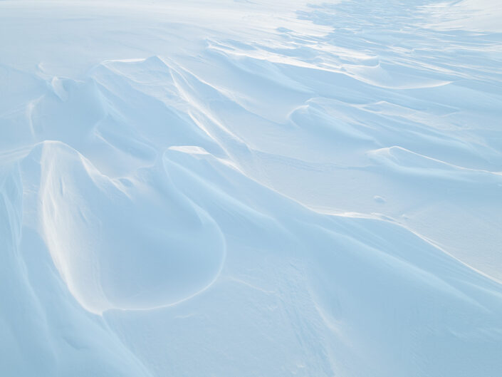 Sastrugi nella neve - Monti Simbruini
